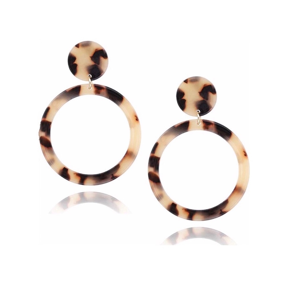 Fashion Statement Drop Earrings Oval Earrings $20